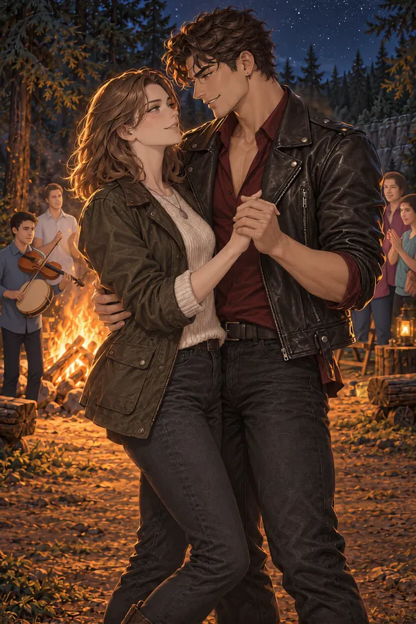 Kael dances with you by the Blackridge bonfire